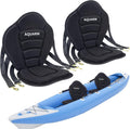 Deluxe Padded Kayak Seat with Adjustable Backrest - Universal Fit