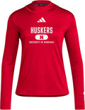 adidas Women's D4t University of Nebraska Hoodie for Fans