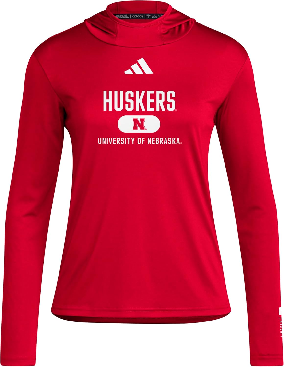 adidas Women's D4t University of Nebraska Hoodie for Fans