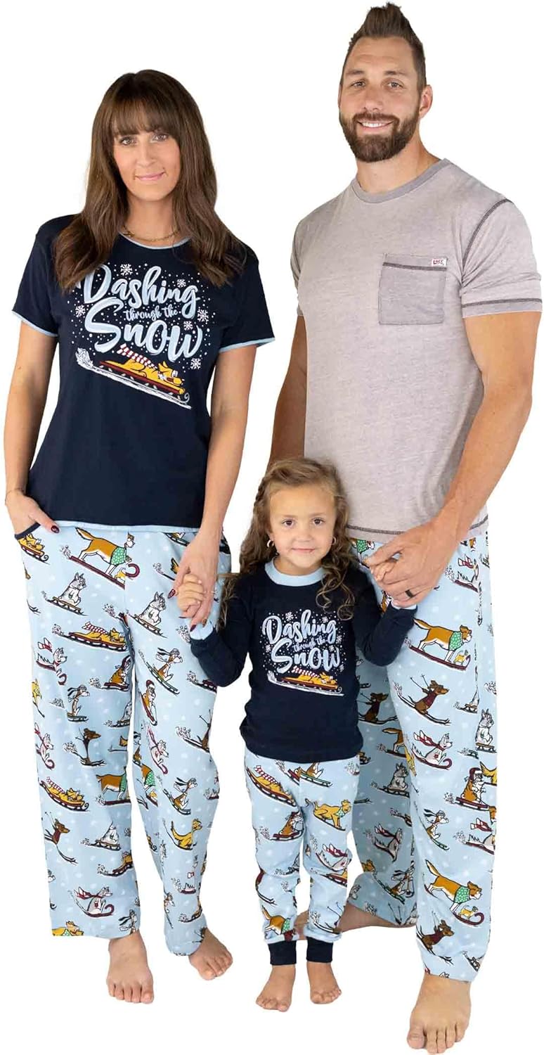 Matching Holiday Pajamas for Family by Lazy One - Cozy Fun