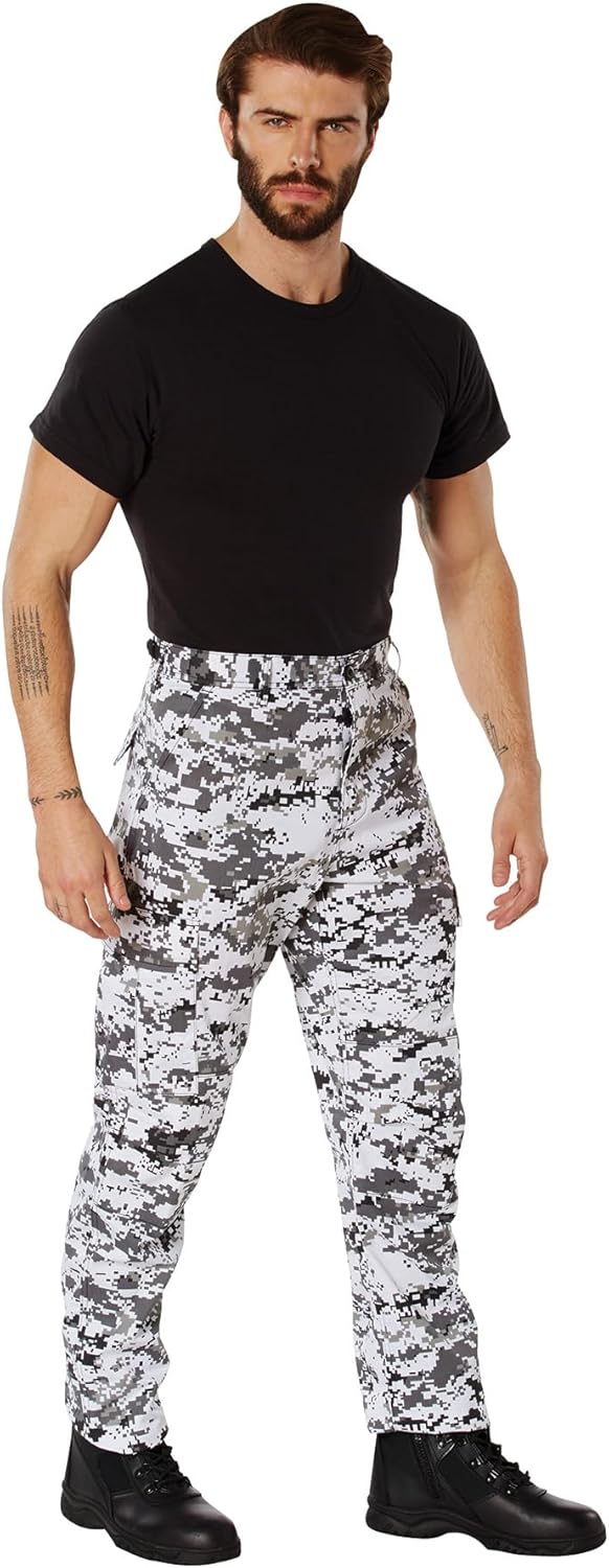 Rugged Tactical BDU Pants for Outdoor Hiking and Work Use