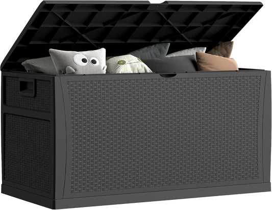 121 Gallon Outdoor Storage Box for Cushions and Tools