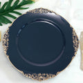 13in Navy Blue Charger Plates Set of 12 for Elegant Events