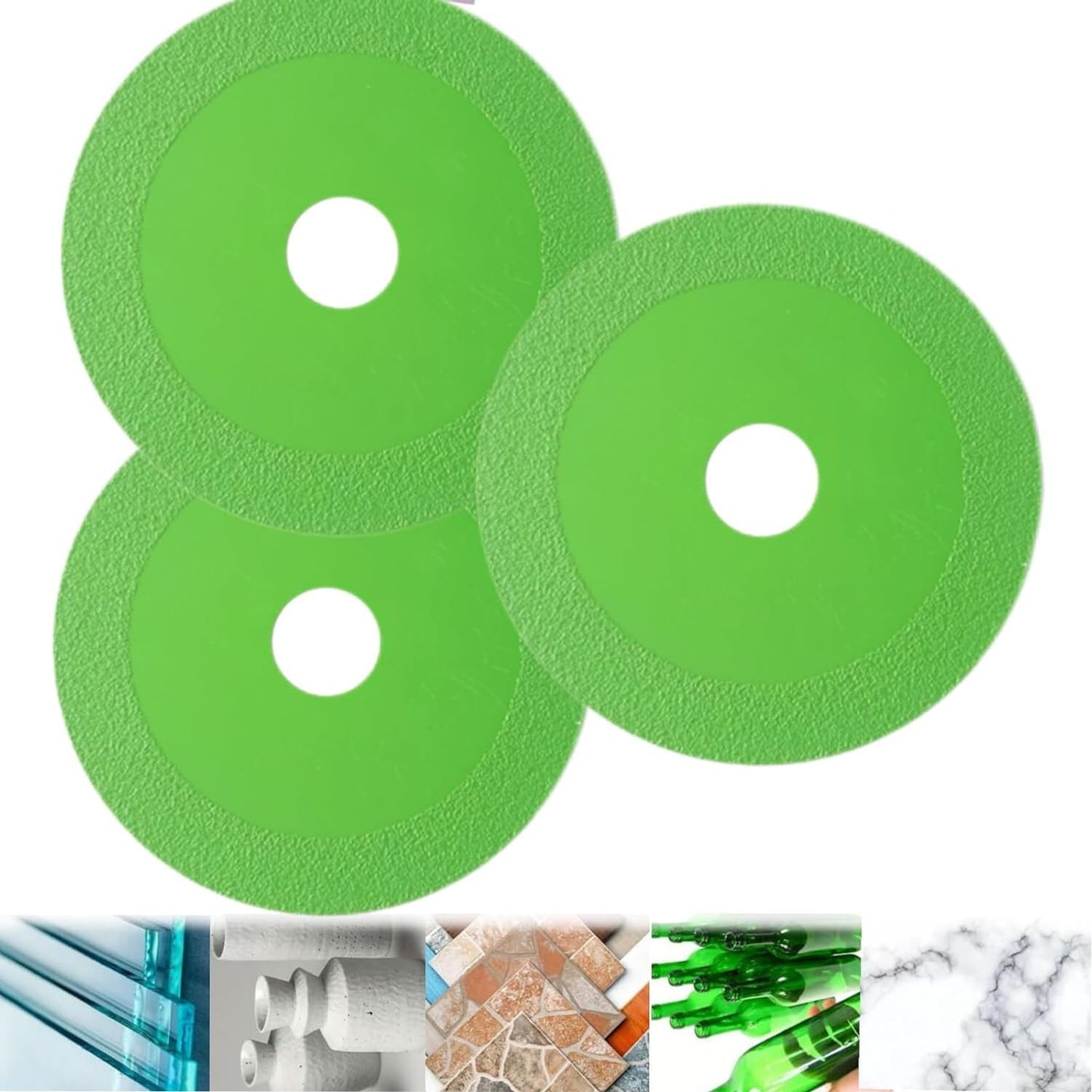 Premium Glass & Tile Cutting Disc Set - Ideal for Precision Grinding