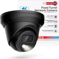 4K IP PoE Camera Outdoor 8MP PoE Turret Camera - Color Night Vision