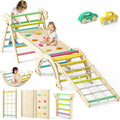 8 in 1 Pikler Triangle Set Foldable Toddler Climbing Toy - Montessori