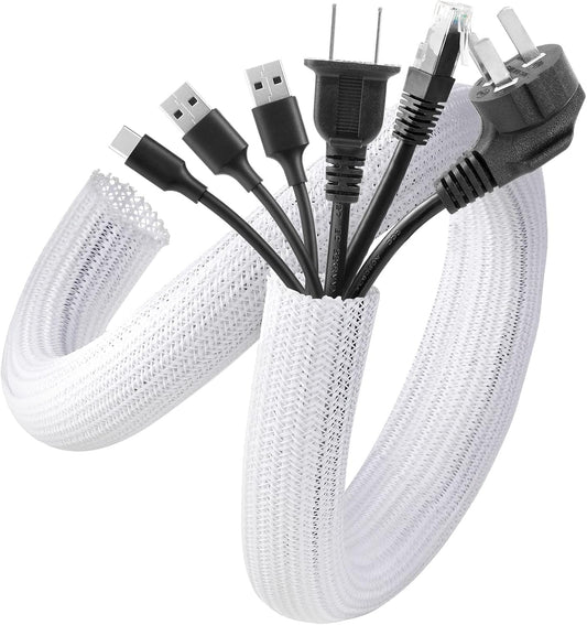 AGPTEK Cable Sleeve Cover: Pet-Proof Cord Organizer