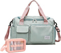 Small Gym Bag for Women Travel Duffle Bag with Shoe Compartment
