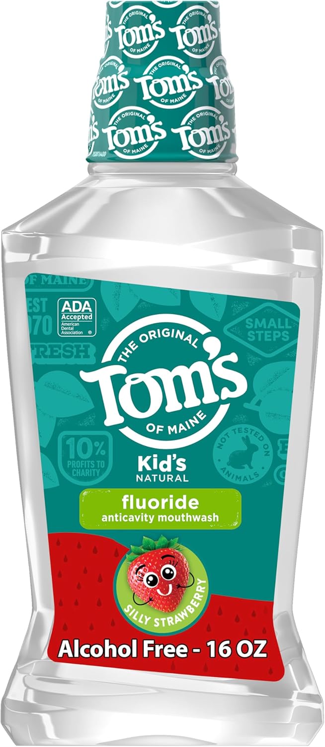 Tom's of Maine Children's Anticavity Fluoride Rinse, 16 Fl Oz