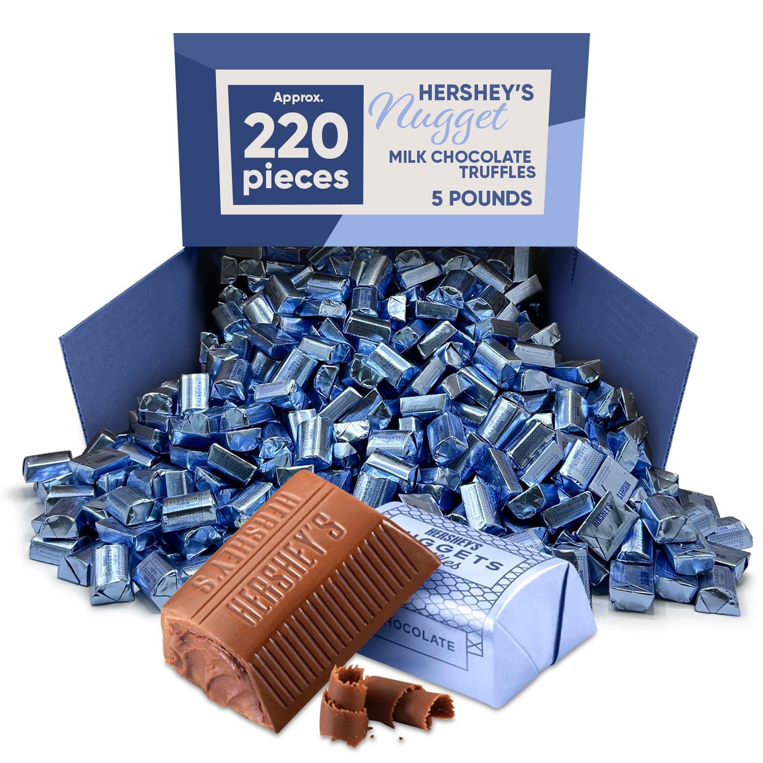 Milk Chocolate Truffle Nuggets Bulk Bag for Sharing and Gifting