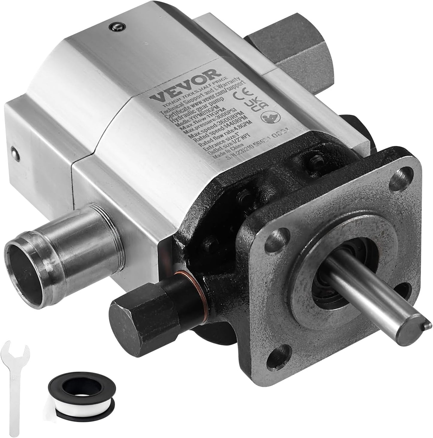 VEVOR Hydraulic Log Splitter Pump for Efficient Wood Processing