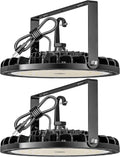 LED High Bay Light 100W 14000 LM 2PCS - Bright 5000K Daylight