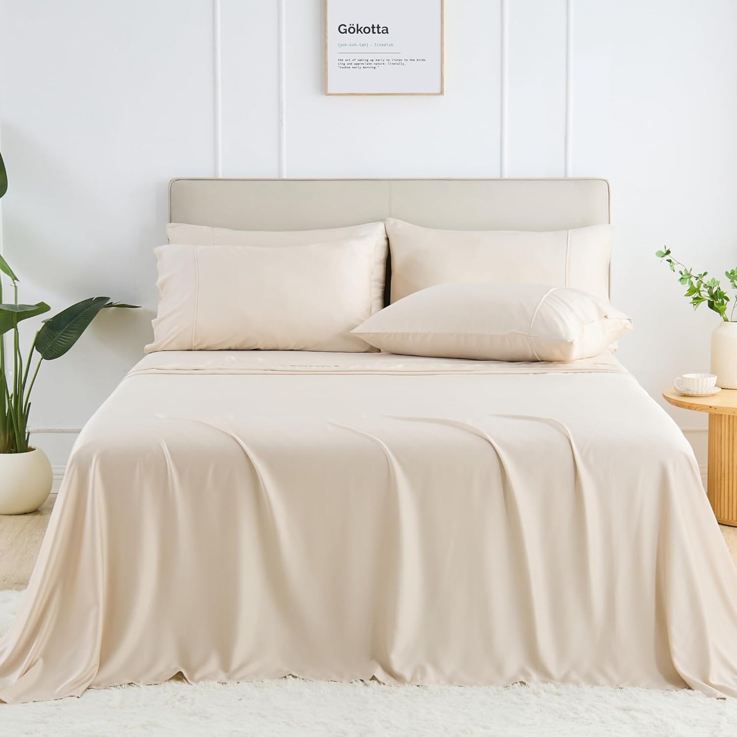 GOKOTTA Queen Size Bed Sheets Set for Ultimate Comfort and Luxury