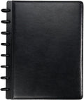 Arc Customizable Leather Notebook System, Black - Compact Refillable