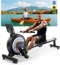 Rowing Machine Magnetic Rower for Home - Quiet 32-Level Resistance