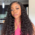 Water Wave Lace Front Wig 30in 180% Density - Natural Water Wave