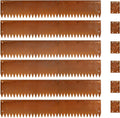 Cor Ten Steel Metal Landscape Edging 40 in - Pre-Rusted 6 Pack