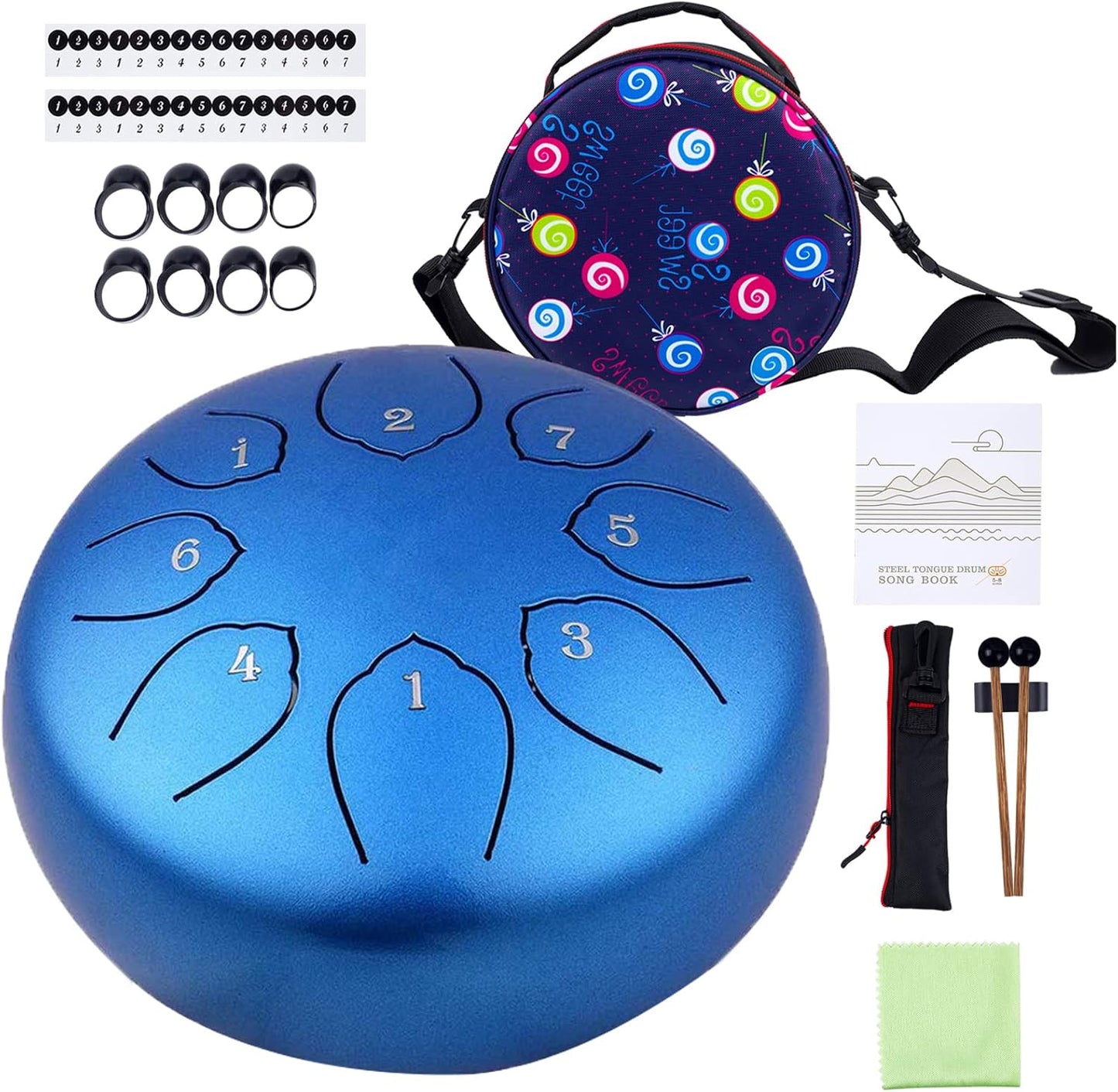 Steel Tongue Drum Kids Instrument for Meditation and Education