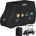 100% Waterproof 1200D Golf Cart Cover - Heavy Duty Weather Protection