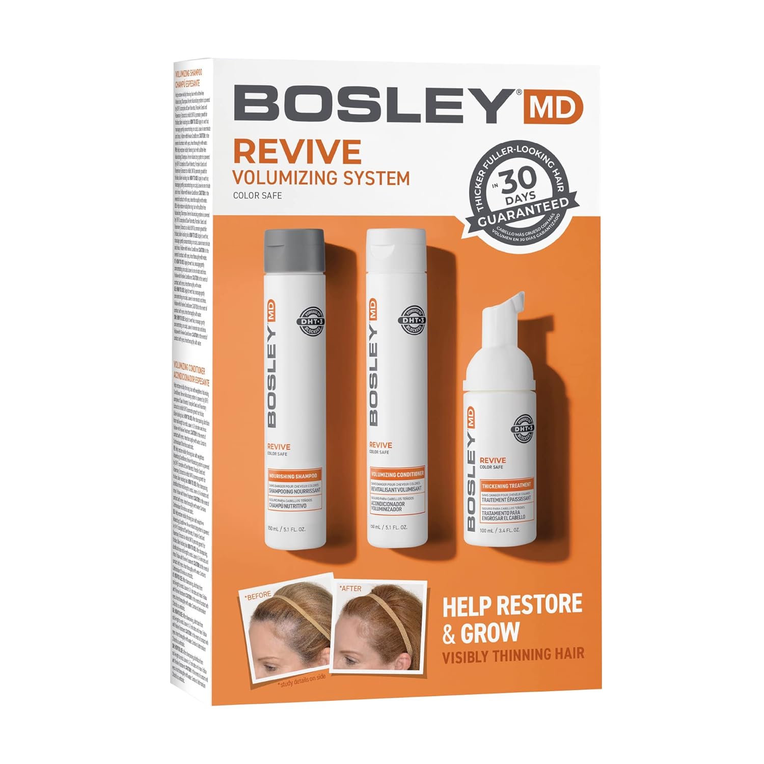 BosRevive KIT for Visible Hair Thinning - 30 Day Starter Size