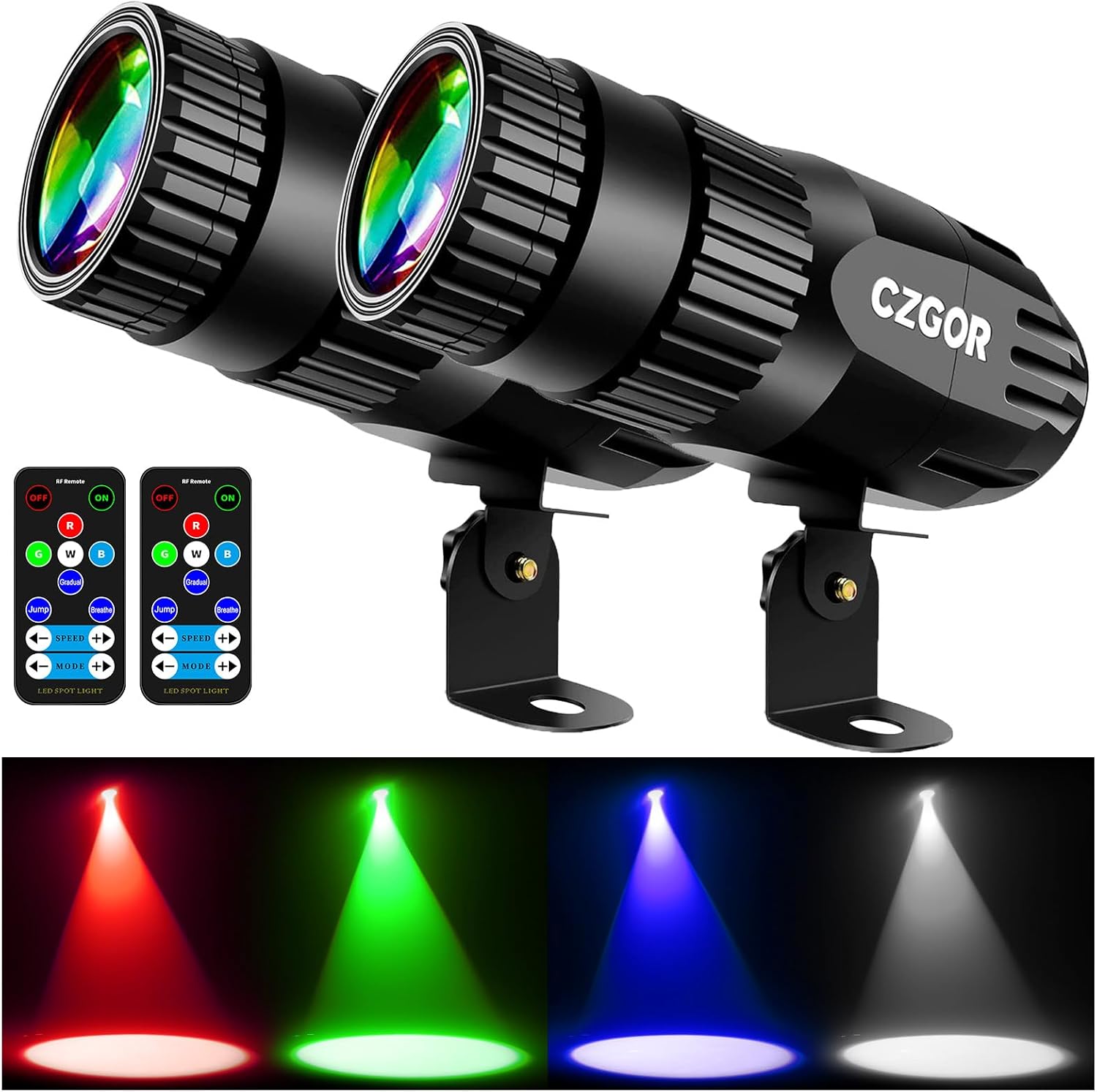 Led Pinspot Light 2 Pack for Parties, Weddings, and Events