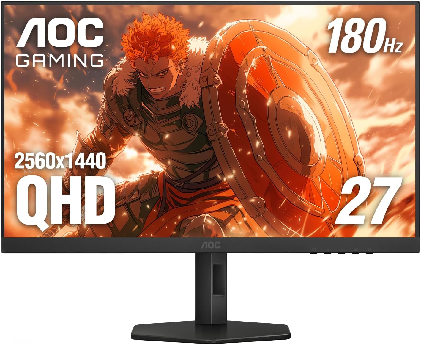 AOC 27 2K Gaming Monitor: 180Hz 1ms, Adaptive-Sync
