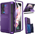 Viaotaily Samsung Galaxy Z Fold 3 Case with Card & S Pen Holders