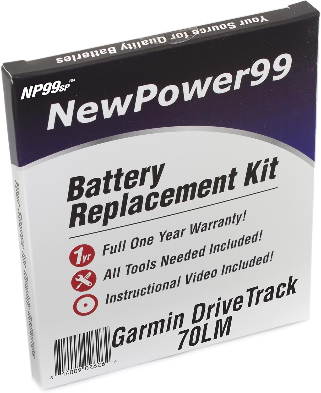 NP99sp Battery Replacement Kit for Garmin DriveTrack 70LMT