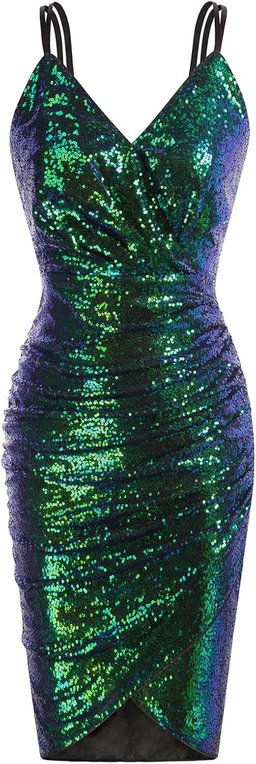 Sparkle & Shine in GRACE KARIN Sequin Party Dress