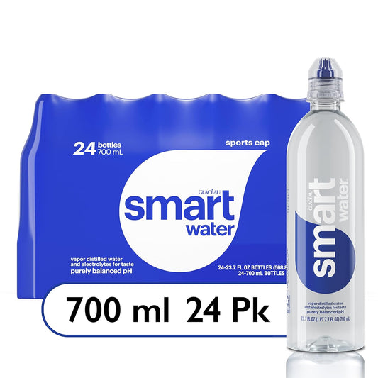 smartwater Sports Cap 24 Pack - Stay Hydrated On-the-Go