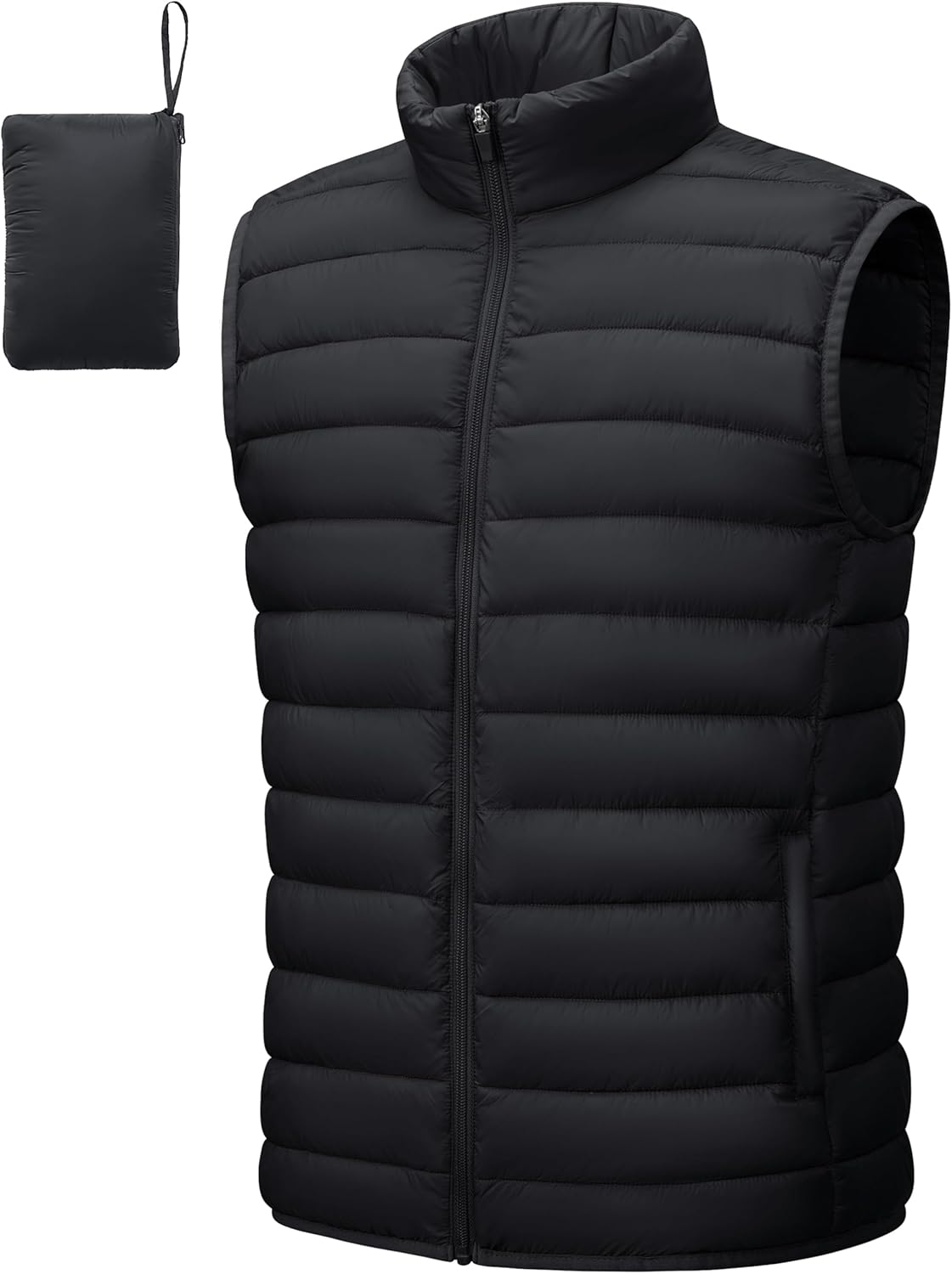 Cotrasen Men's Puffer Lightweight Vest for Winter Outdoor Use