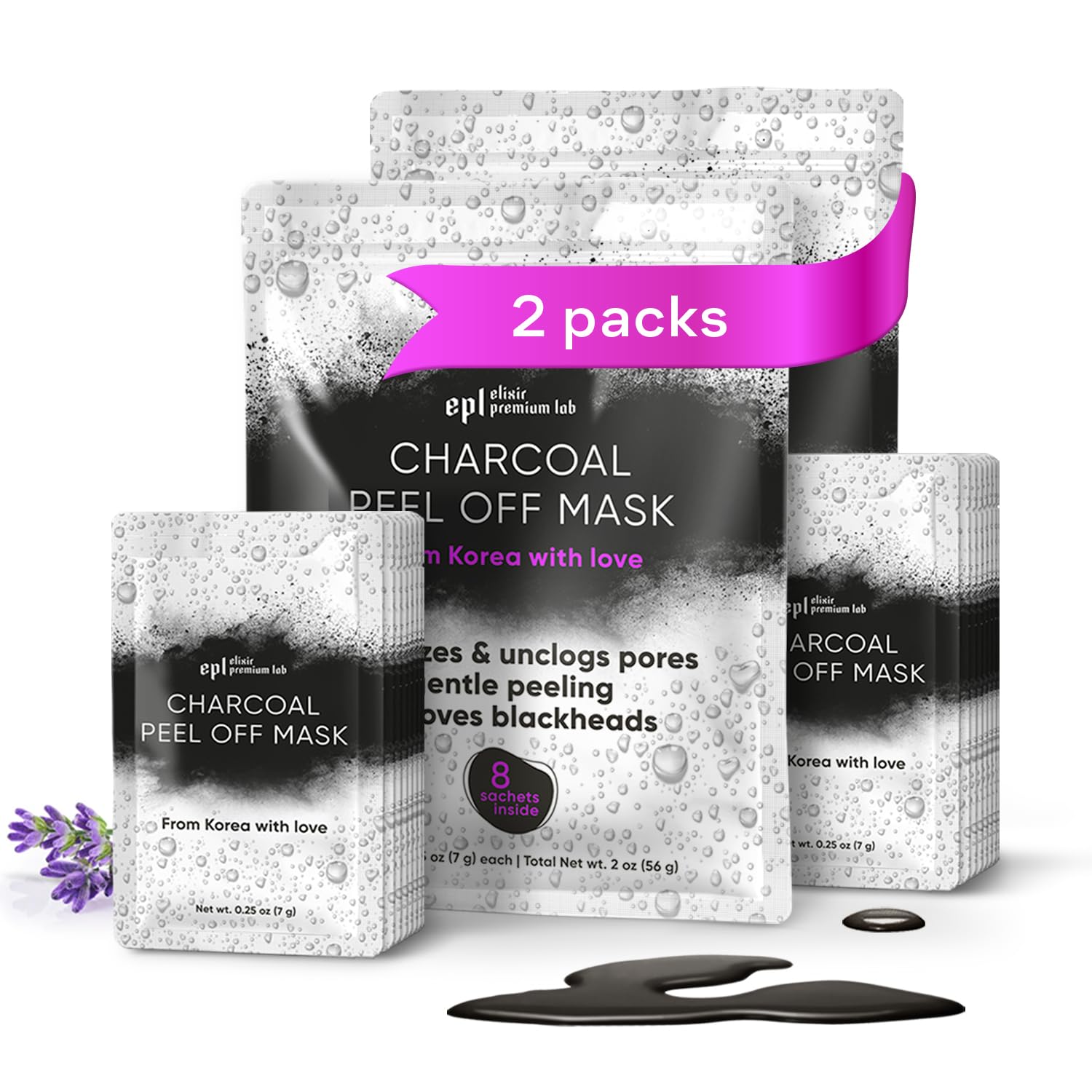 Activated Charcoal Face Masks for Cleansing & Hydration