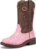 Boys Cowboy Boots Kids Western Square Toe Cowgirl Boots - Comfortable