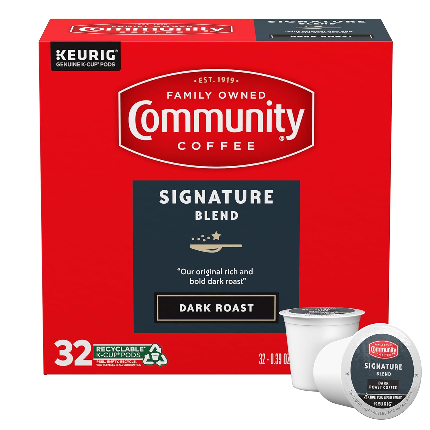 Bold Flavor Boost: Community Coffee Dark Roast Pods