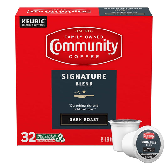 Bold Flavor Boost: Community Coffee Dark Roast Pods