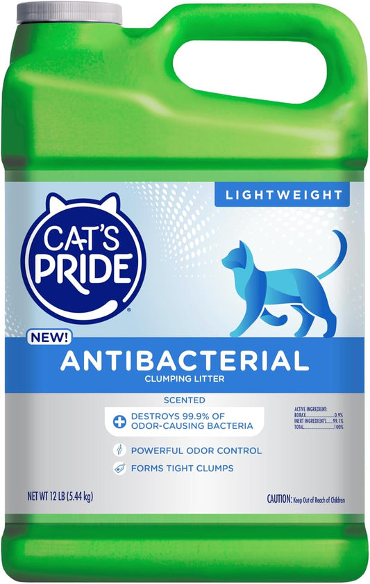 Cat's Pride Antibacterial Litter: Odor-Free Bliss, 12lbs