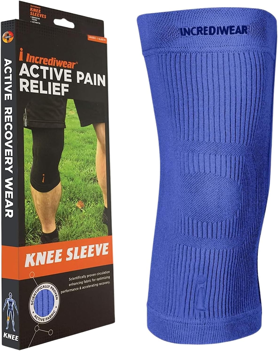 Incrediwear Knee Sleeve for Pain Relief and Joint Support