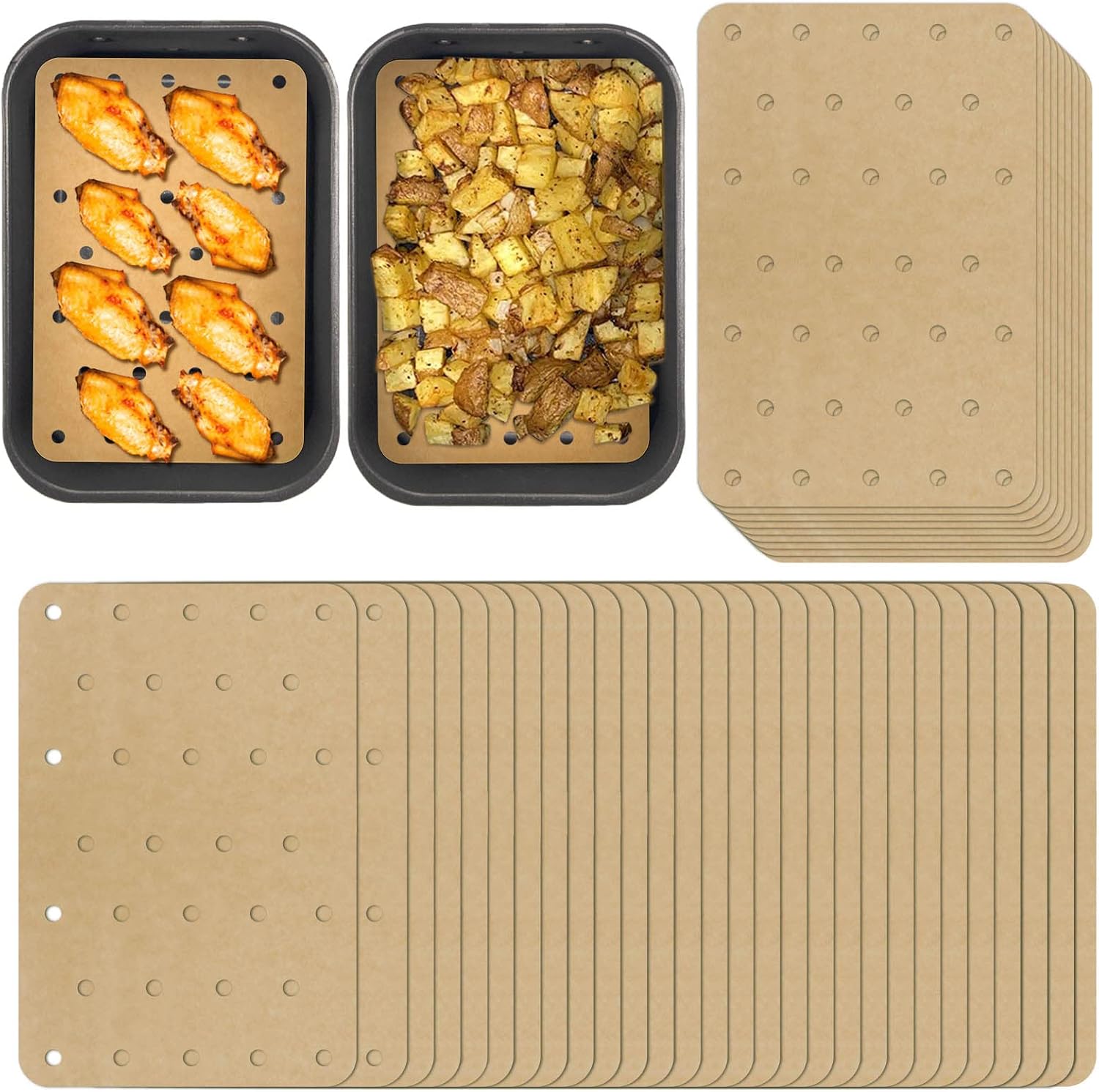 Ninja Foodi Compatible Air Fryer Liners - 200 Sheets