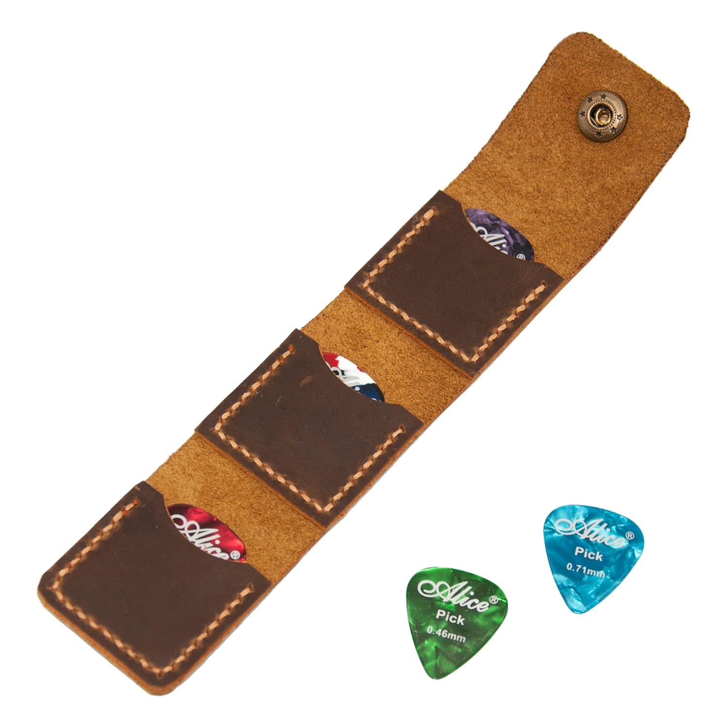 Custom Leather Guitar Pick Case - Perfect Gift!