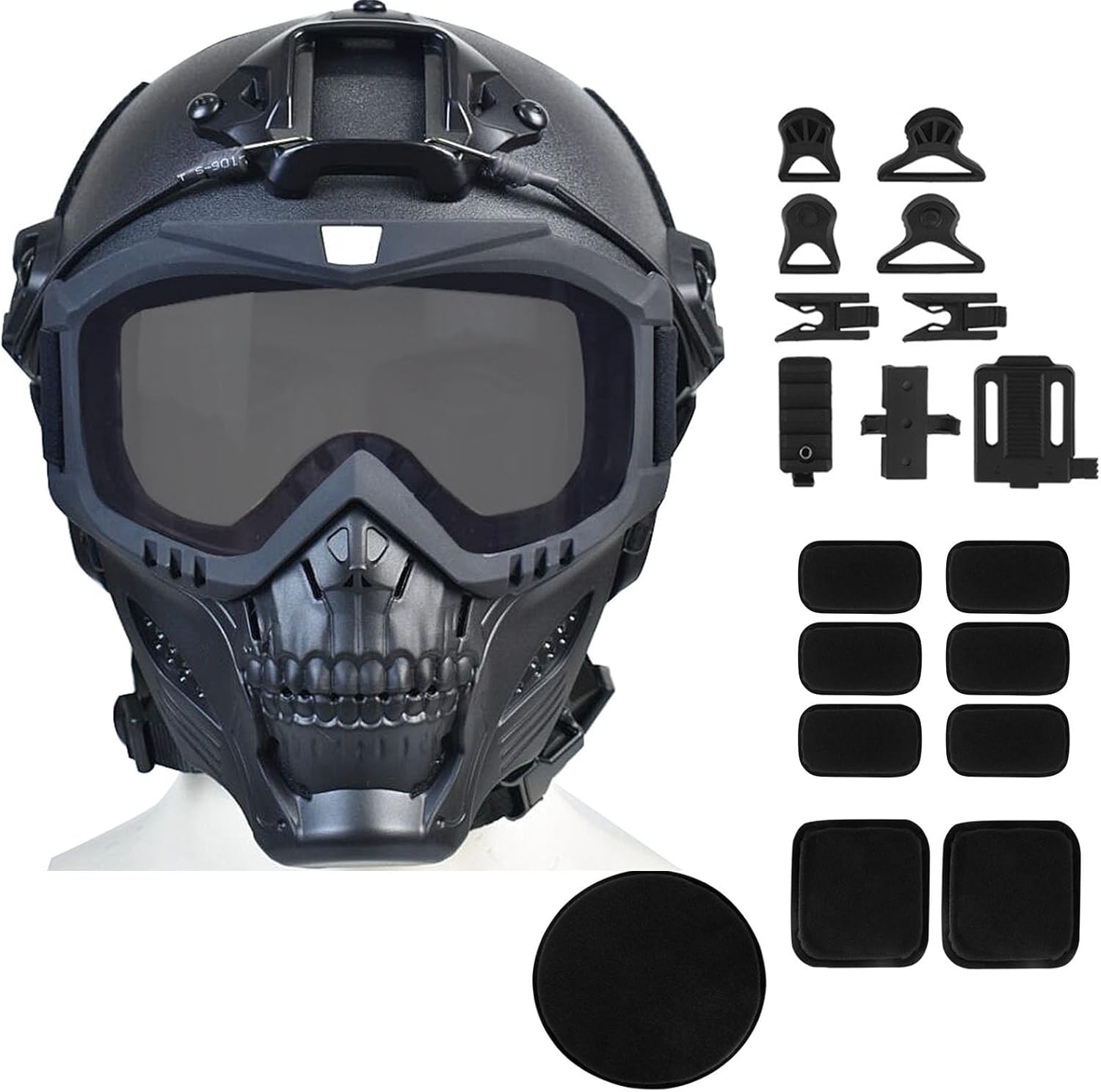 Full Face Airsoft Mask Set ~ Fog-Free Eye Protection