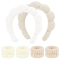WHAVEL 6PCS Terry Cloth Spa Headband Set - Ultimate Self-Care Kit!