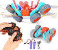 Remote Control Car 360 Rotating Stunt Toy - Upgraded Batteries