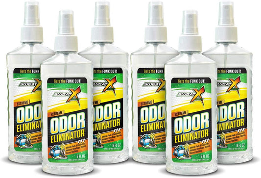 SweatX Extreme Odor Spray for Shoes and Gym Clothing - 6 Pack
