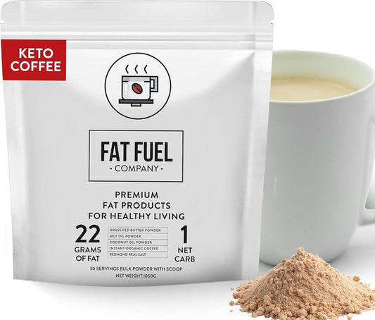 FAT FUEL Keto Coffee - Instant Energy Booster for Keto Diet