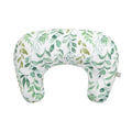 Sage Green Leaf Nursing Pillow - Ergonomic Feeding Pillow with Firmer