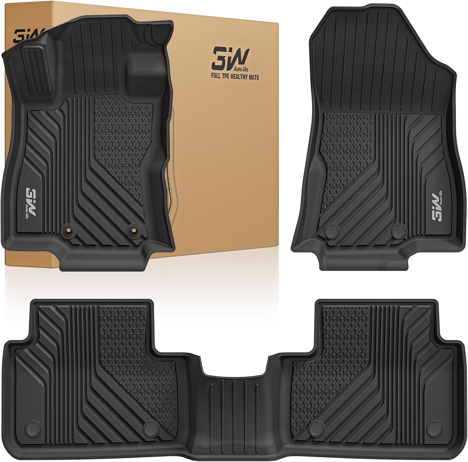 Custom Fit 3W Floor Mats for Subaru Forester 2025 2026
