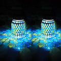 Solar Mosaic Outdoor Waterproof Lights for Yard and Patio Decor