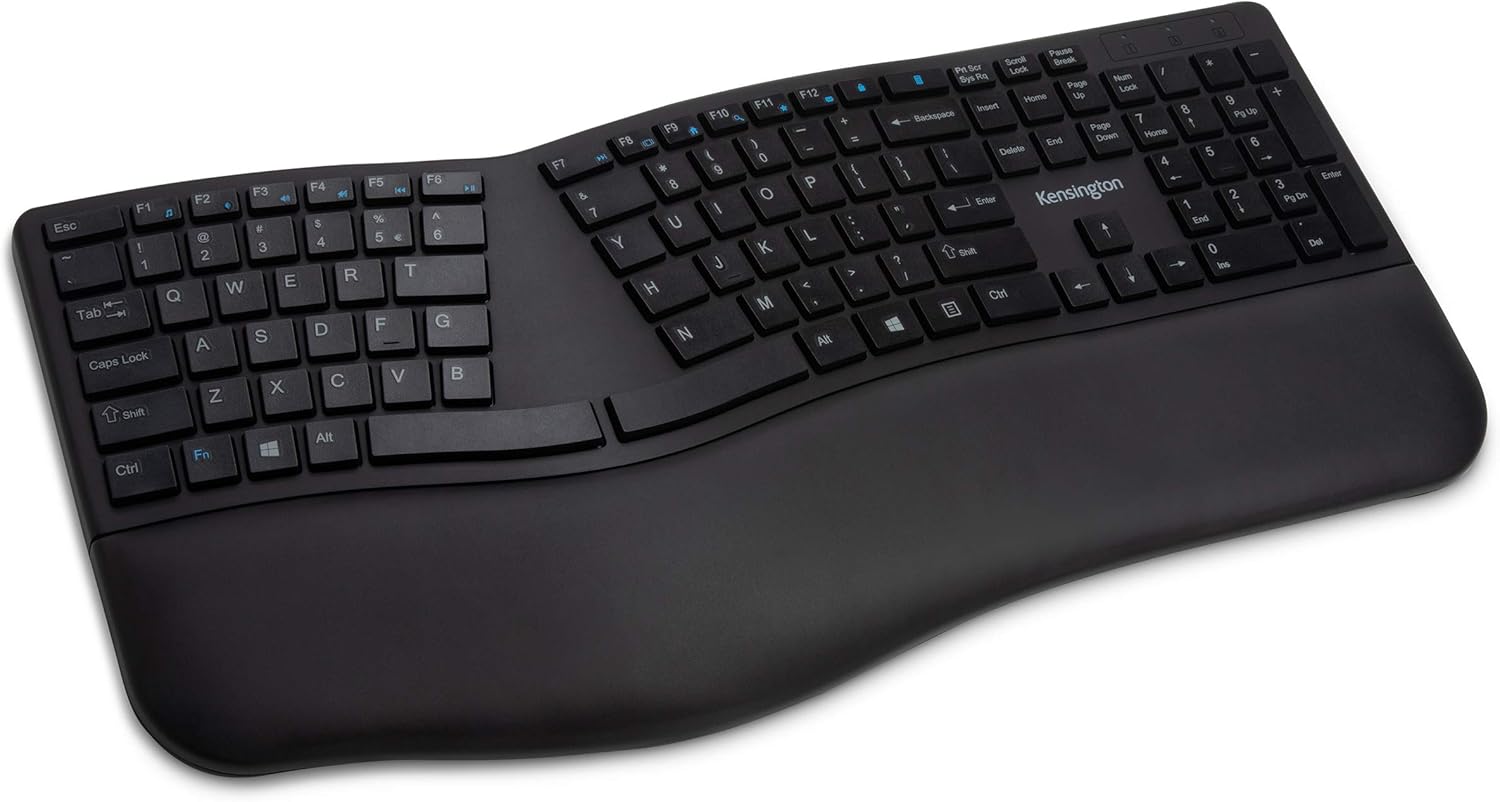 Kensington Ergonomic Wireless Keyboard - Comfort at Your Fingertips
