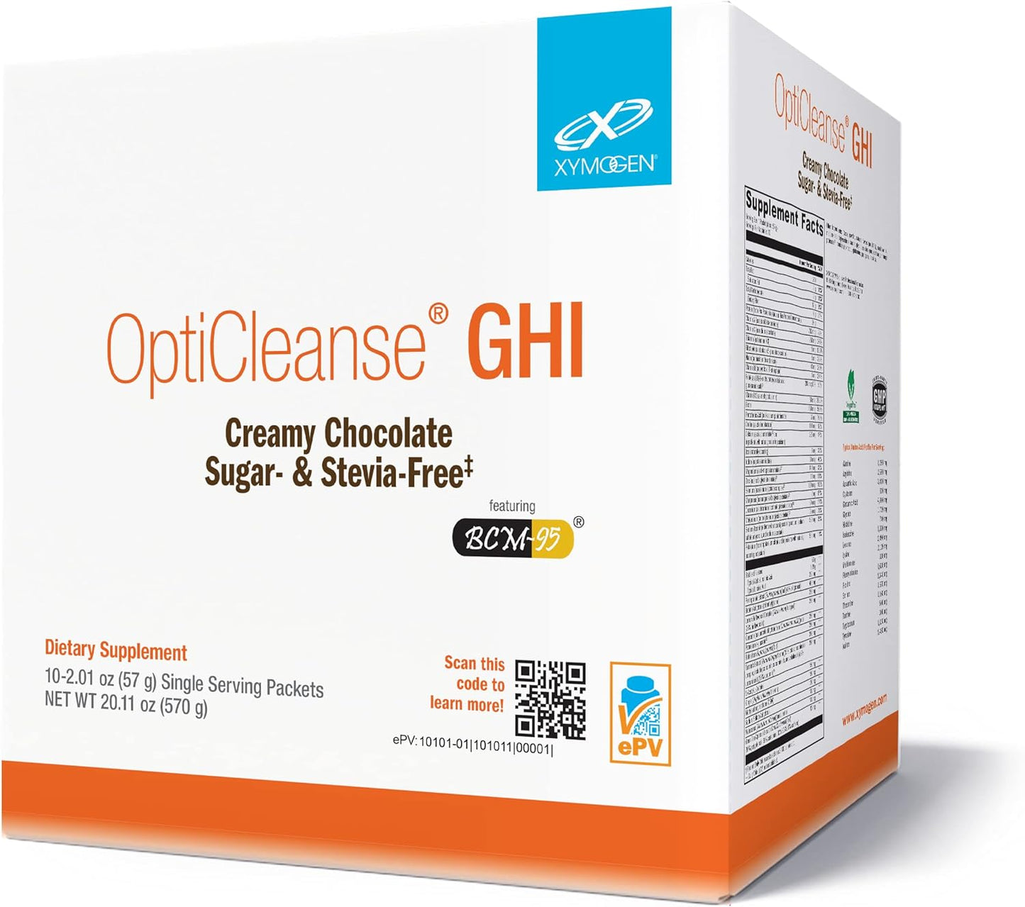 XYMOGEN OptiCleanse GHI Detox Gut Cleanse for Digestive Health