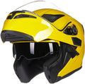 ILM Motorcycle Dual Visor Flip Up Modular Full Face (Style TWMV)